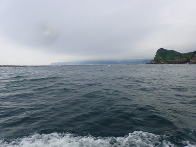 勝浦・ボートダイビング風景