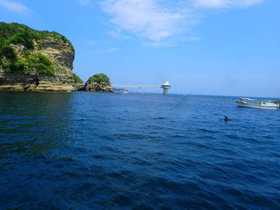 勝浦・ボートダイビング風景